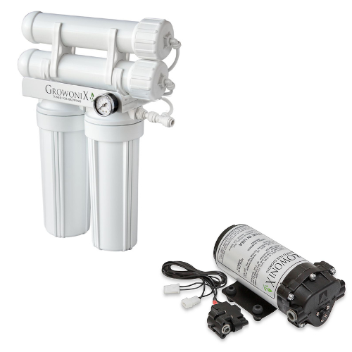 GrowoniX EX-400 Reverse Osmosis Filter Kit w/ Booster Pump