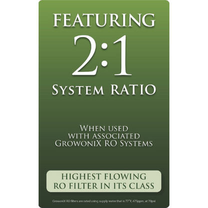 GrowoniX 200+ GPD High Flow Cold Water Membrane for EX400 (GXM-200-HF)